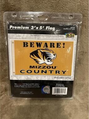 Missouri Tigers Beware Mizzou Country 3x5 Feet Flag Brand New Ncaa